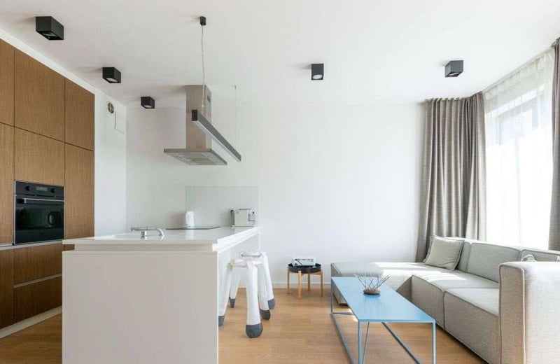 Аренда современной 2-комнатной квартиры, 50 м², район Мокотув, Варшава, Польша